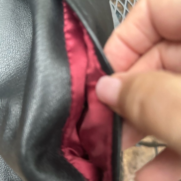 Croft & Barrow Black Leather Jacket ~ Zip & Belted ~ XL - Picture 4 of 7